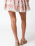 Crochet Tiered Skirt In Pink