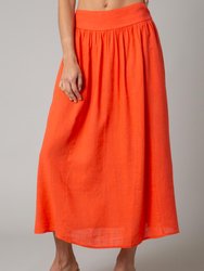 Cutie Midi Skirt - Orange