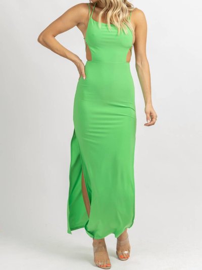 OLIVACEOUS Envy Strappy Back Maxi Dress product