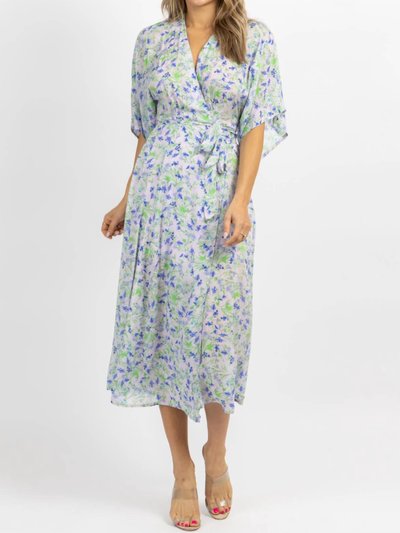OLIVACEOUS Floral Wrapped Midi Dress product