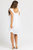 Linen Ruffle Strap Mini Dress