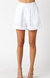 Linen Short In White - White