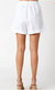 Linen Short In White