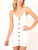 Linen Tank Mini Dress - White