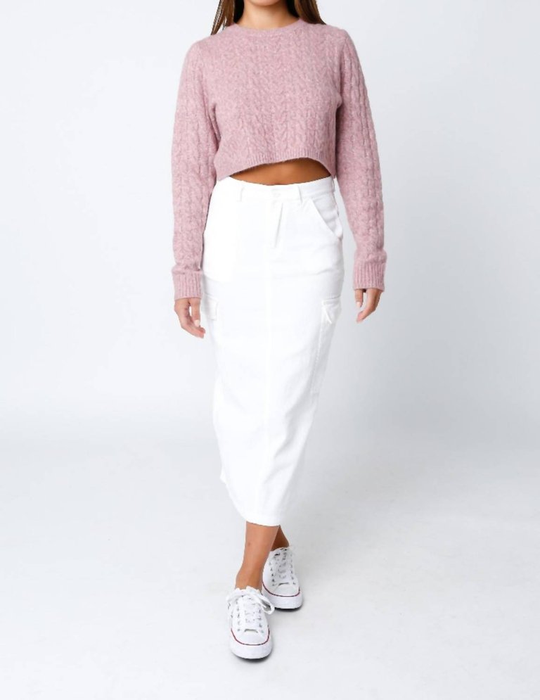 Modern Midi Skirt - Off White