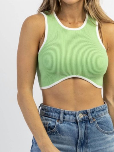 OLIVACEOUS Rena Ribbed Crop Top product
