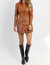 Sandino Leather Mini Dress