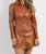 Sandino Leather Mini Dress - Aragon