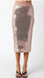 Sequin Midi Skirt - Blush
