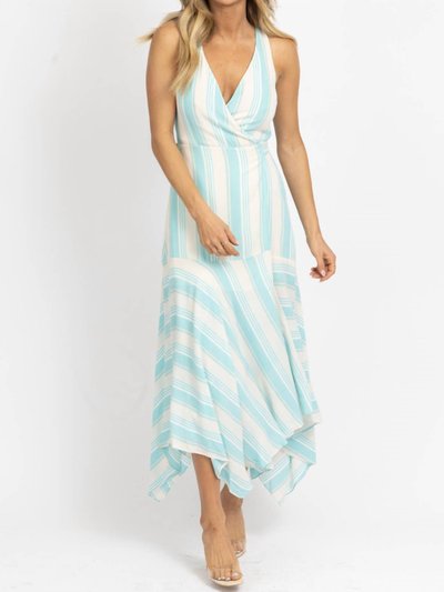 OLIVACEOUS Striped Wrap Maxi Dress product