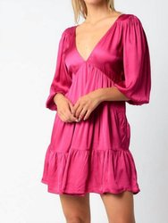 The Cindy Dress - Fuchsia