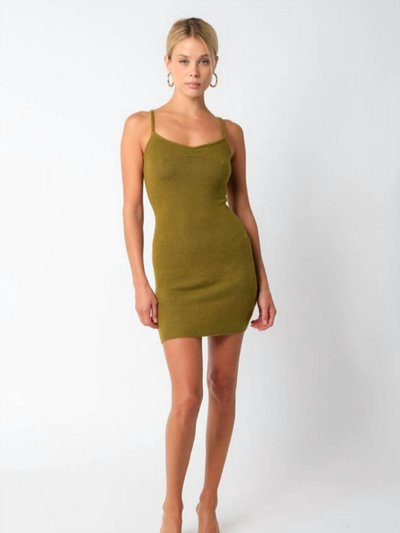 OLIVACEOUS The Sylvia Dress - Olive Green product