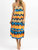 Tie-Back Midi Dress - Tulum Multicolor