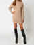 Wide Ribbed Sweater Dress