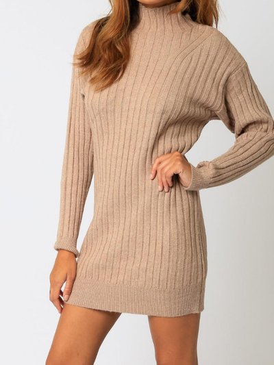 OLIVACEOUS Wide Ribbed Sweater Dress product