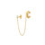 Bev Ear Cuff Stud - Gold