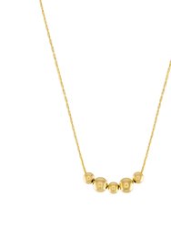 Brea Bead Necklace - Gold