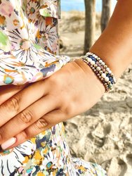 Capri Sunset Coral Gold Bracelet