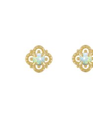 Cleo Opal Stud Earrings - Multi