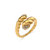 Cleo Snake Ring - Gold