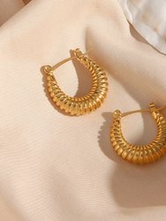 Croissant Hoop Earrings