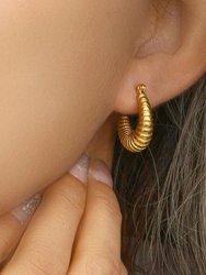 Croissant Hoop Earrings