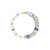 Delphine Glass Bead Bracelet with Pearls - Multi