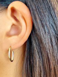 Diana Gold Minimalist Hoop Earrings