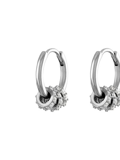 Olivia Le Emma Convertible Pave Hoop Earrings product