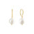 Emme Pearl Earrings - Gold