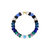 Galaxy Glass Bead Bracelet - Blue