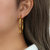 Gianna Bamboo Hoop Earrings