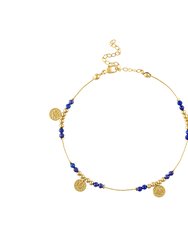 Journey Lapis Lazuli Anklet - Olivia Le