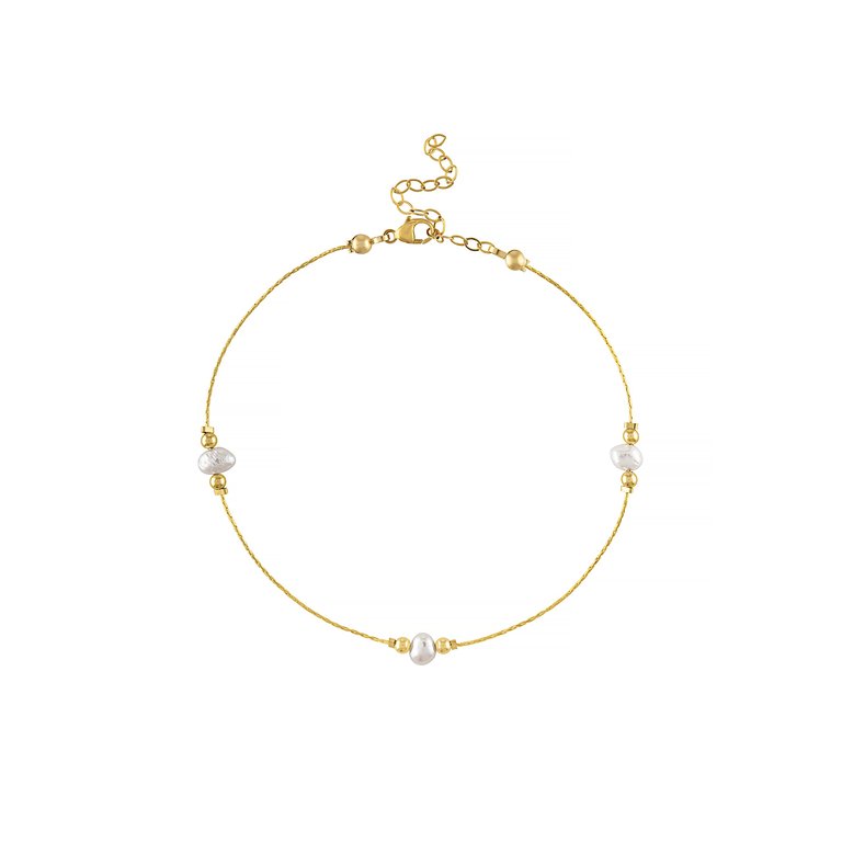 Journey Pearl Anklet - Olivia Le