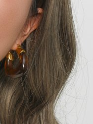 Kylie Acrylic Hoop Earrings