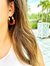 Kylie Acrylic Hoop Earrings