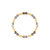 Labradorite Power Gem Gold Bubble Bracelet - Multi