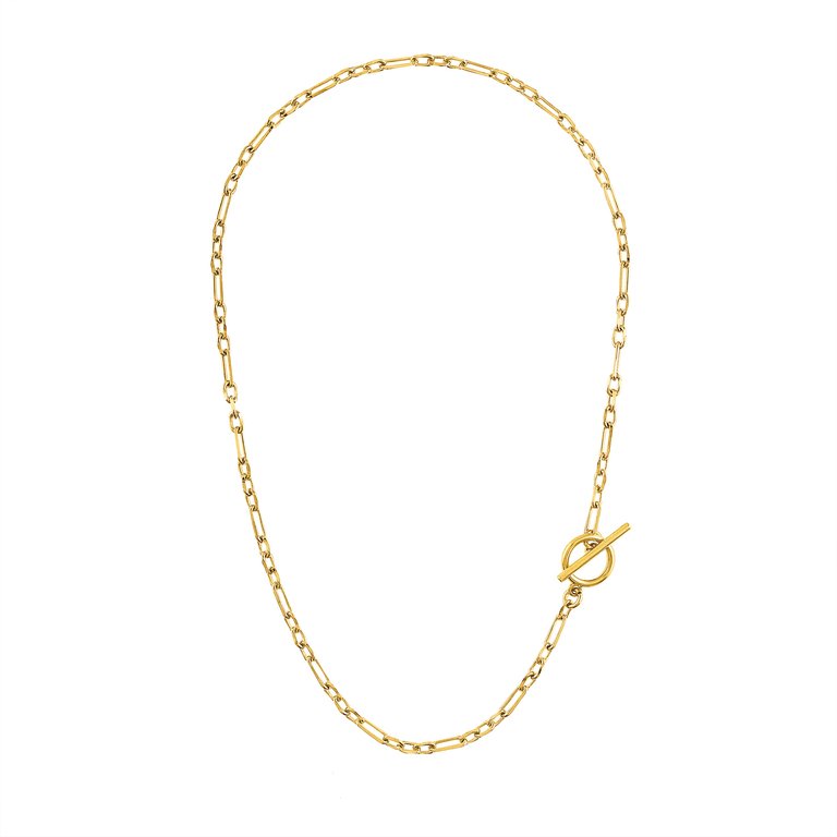 Lady D Chain Necklace - Gold
