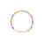 Love Pearl Pastel Beaded Bracelet - Multi colour