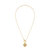 Maya Golden Eye Necklace - Gold