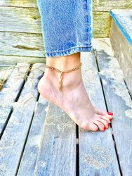 Mini Beverly Links Anklet