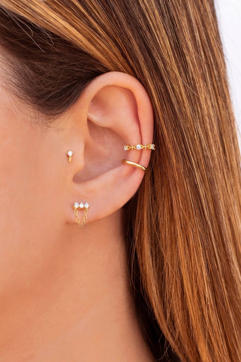 Monroe Stud Spike Earrings