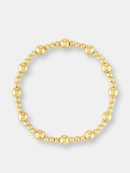 Multi Golden Bead Bracelet - Gold