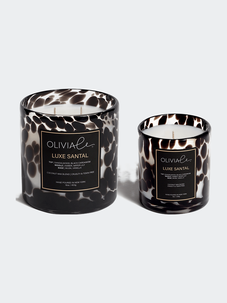 Pumpkin Persimmon Leopard Candle