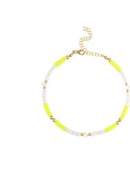 Rio Star Neon Anklet - Gold