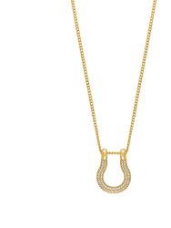 Romi Pave Necklace - Gold