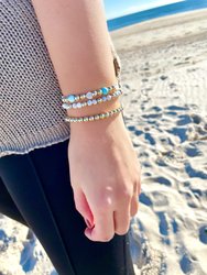 Santorini Dreams Pearl Gold Bracelet