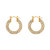 Sloan Cubic Zirconia Hoops - Gold