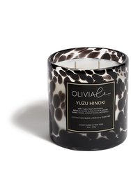 Yuzu Hinoki Leopard Candle - Leopard