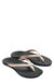 Ho'opio Beach Sandals In Petal Pink Metallic/Black - Petal Pink Metallic/Black